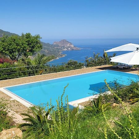 Cefalu Nest Pool House Terrace Sea View Exterior photo