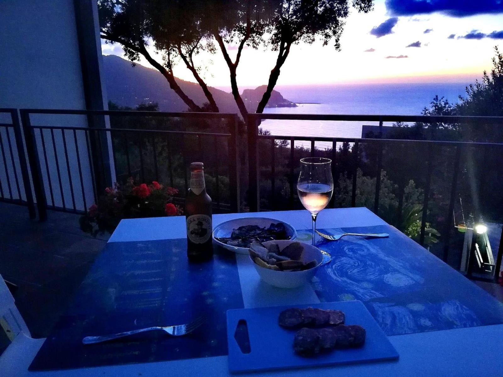 Cefalu Nest Pool House Terrace Sea View Exterior photo