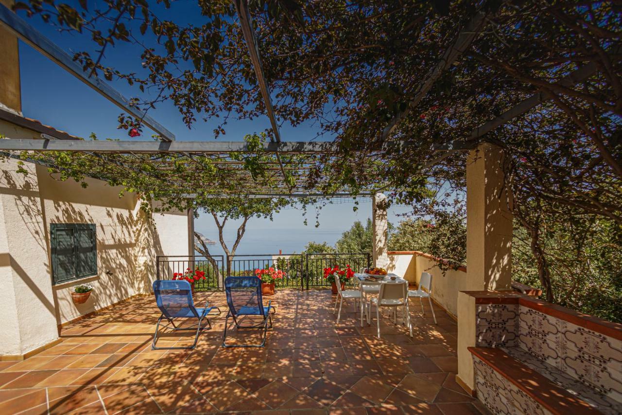 Cefalu Nest Pool House Terrace Sea View Exterior photo